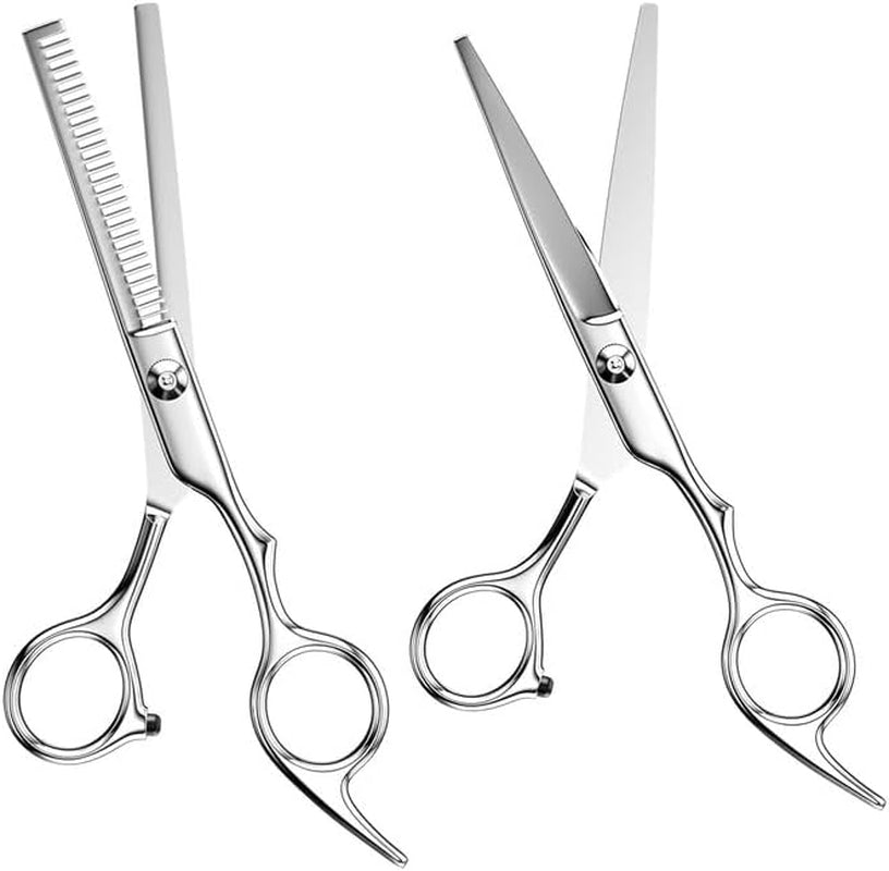 2 Pièces Ciseaux Coiffure Ultra Tranchants Et Précis, De Barbier Professionnels En Acier Inoxydable Pour L'Amincissement Et La Mise En Forme