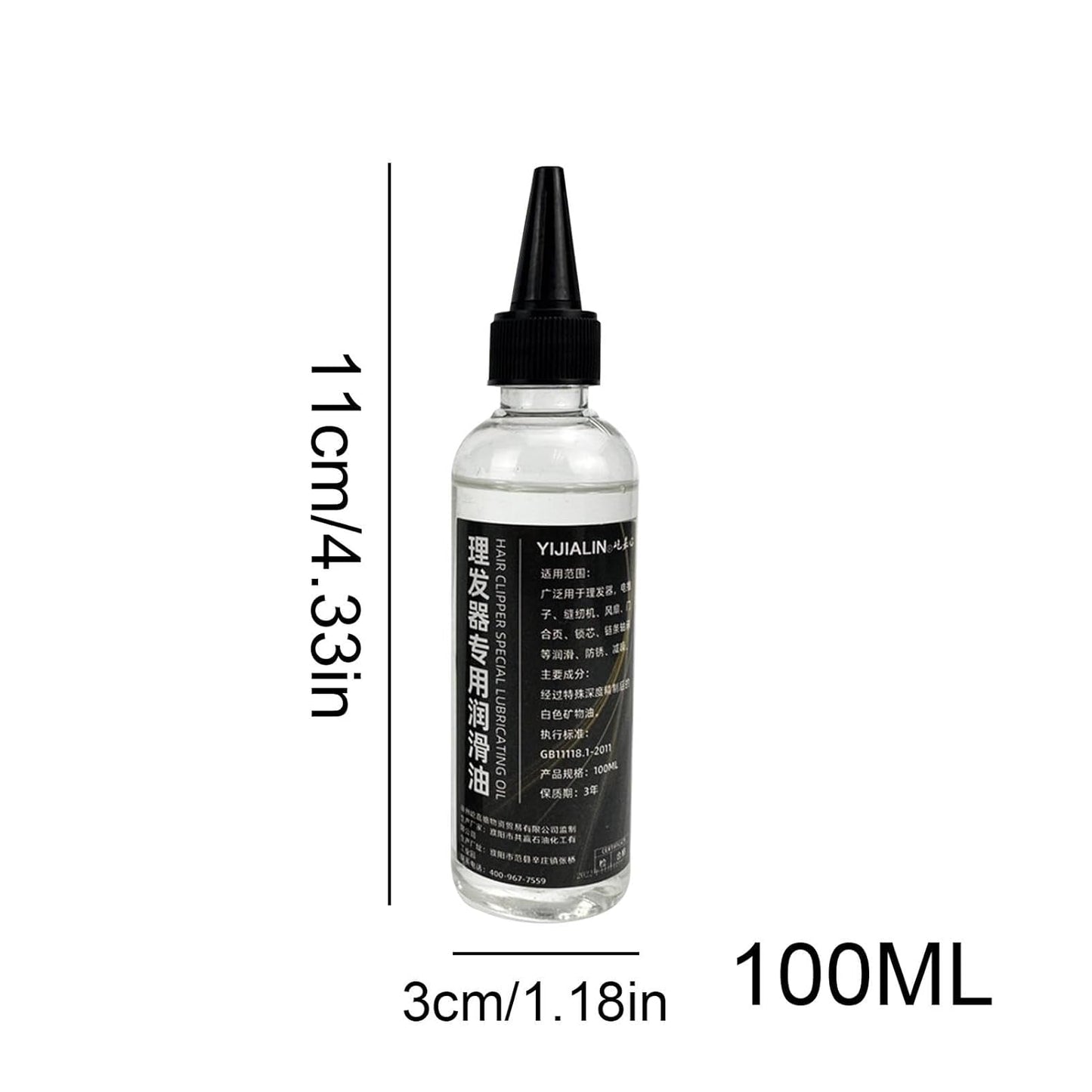 Huile Lubrifiante Pour Tondeuse À Cheveux,Huile Pour Tondeuses Et Tondeuses | Lubrifiant À L'Huile Pour Rasoir Électrique 100 Ml - Le Lubrifiant À L’Huile De Rasoir Électrique Assure Un