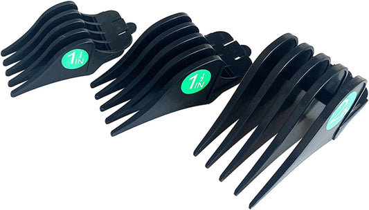 Lot De 3 Peignes Pour Tondeuse À Cheveux 32 Mm 38 Mm 51 Mm Noir
