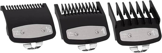 Lot De 3 Peignes Tondeuse Sabot De Guidage,Tondeuse À Cheveux Limite Peigne,Peignes Pour Sabot Cheveux Pour Wahl,Housse De Protection Pour Tondeuse À Cheveux